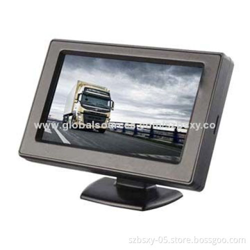 4-inch Digital TFT-LCD Rear View Monitor for Cars, 480 x RGB x 272 Pixels Resolution